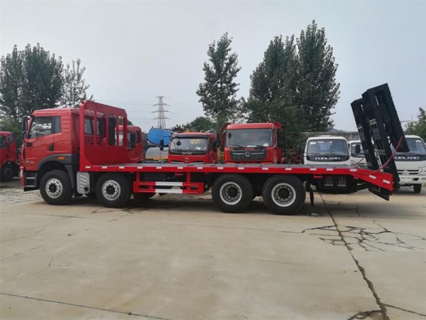（國六）解放悍V前四后八平板運(yùn)輸車