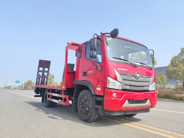 國(guó)六福田3900軸距單橋平板運(yùn)輸車