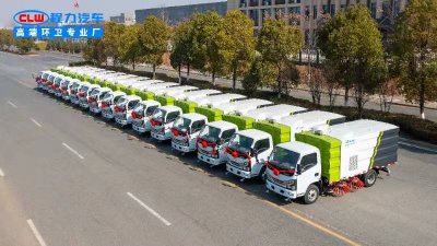16臺東風(fēng)多利卡1.5方水/4方塵掃路車批量發(fā)車